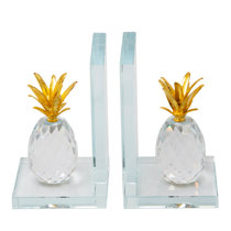 glass bookends